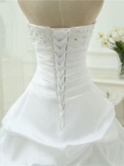 Gorgeous Sweetheart Beaded Ball Gowns Lace-Up Wedding Dresses