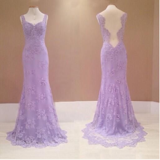 charming lilac prom dresses lace vintage prom gown mermaid formal gowns lace party dress lace evening dress 2024