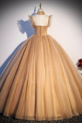 Sweet Tulle Long Prom Dresses, Lovely A-Line Princess Dresses